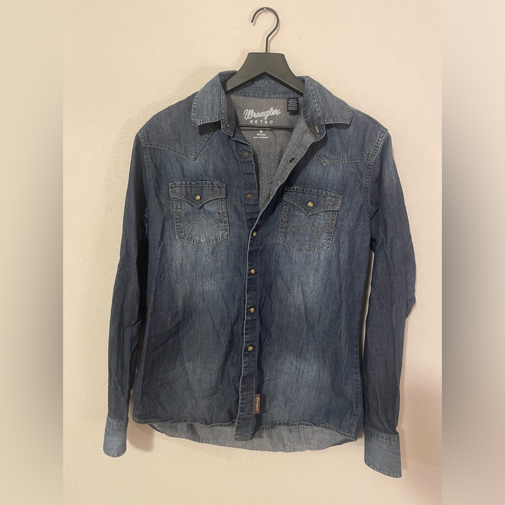 Wrangler Retro Jean button down size M